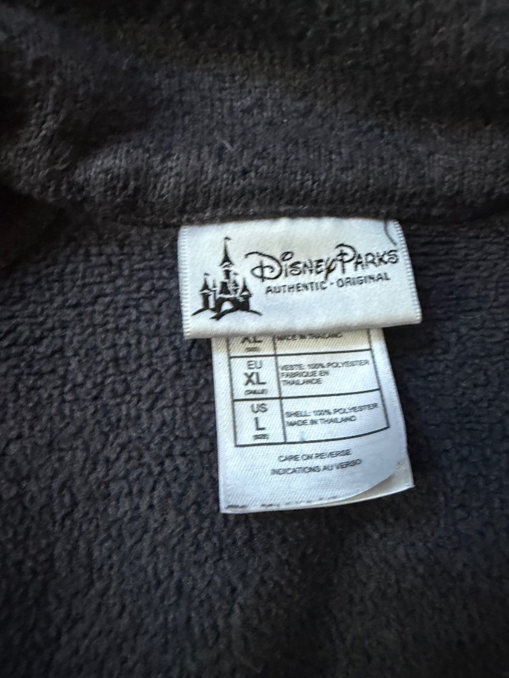 Disney Parks Disneyland polyester half-zip fleece super cute warm women’s pullov - Picture 6 of 6